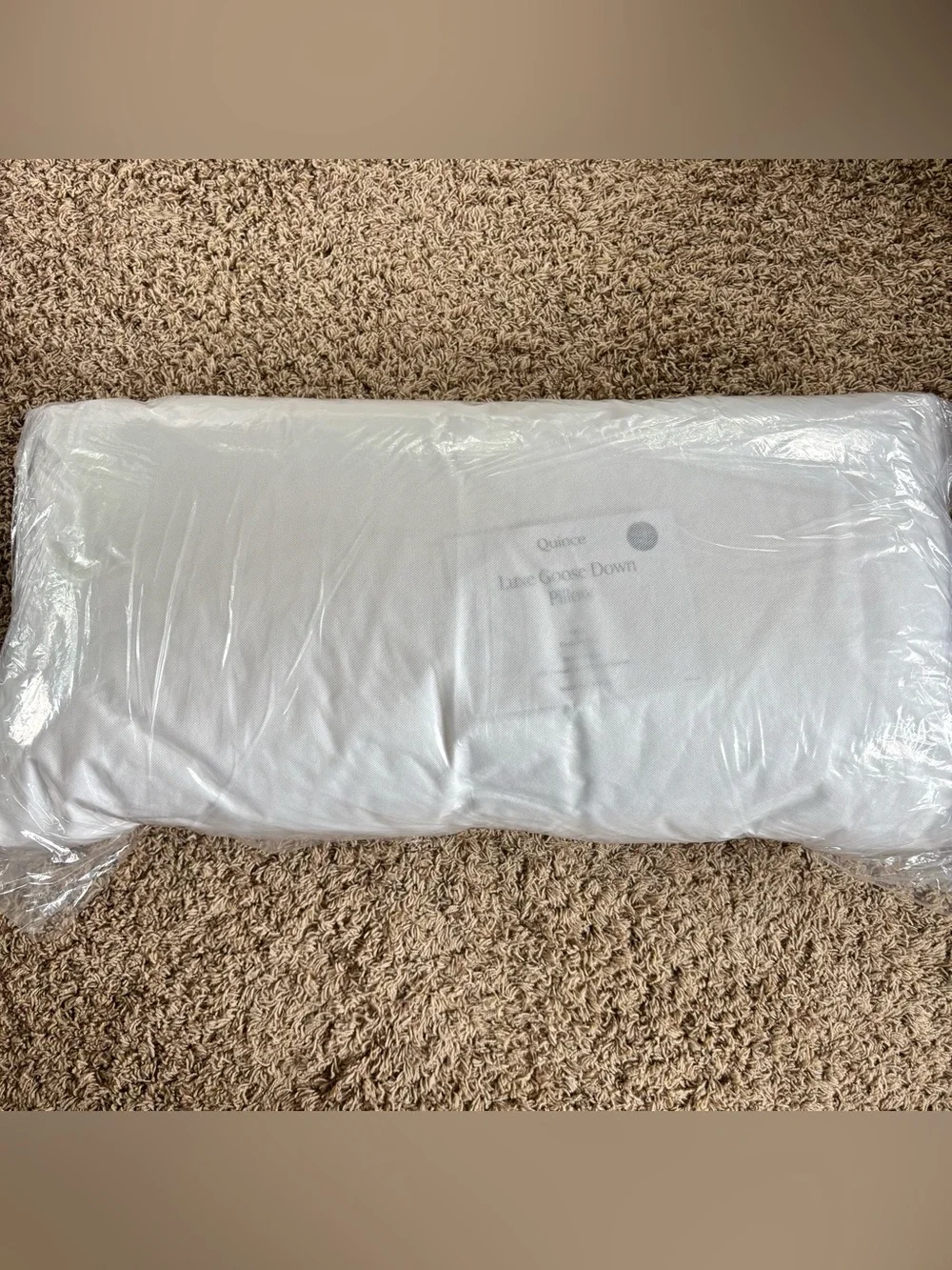 Quince Luxe Goose Down King Size Pillow Medium/Firm